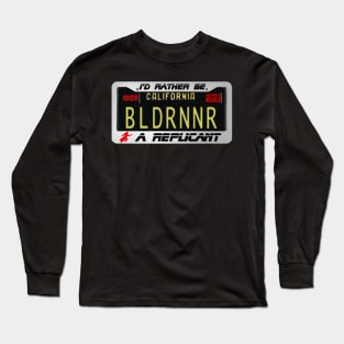 Blade Runner 2049 Replicant License Plate Long Sleeve T-Shirt